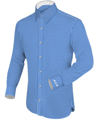 Eigen Overhemd with French Collar 2 Button