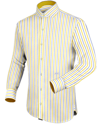 Heren Verhemden with Italian Collar 2 Button