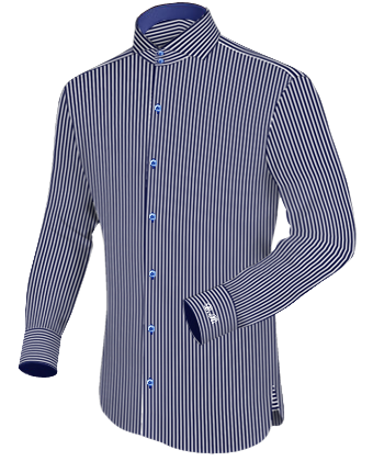 Herenoverhemd Bronskleur with Cut Away 2 Button