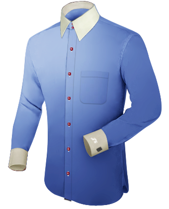 Italiaane Overhemden with French Collar 2 Button