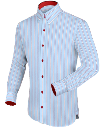 Italian Design Overhemd Hengelo with French Collar 2 Button