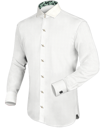 Kinghorn Overhemd with Italian Collar 2 Button