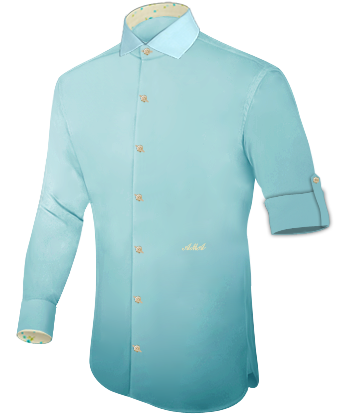 Kwaliteitsoverhemden with Italian Collar 1 Button