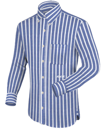 Lichtblauwe Overhemd with Button Down