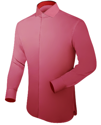 Maat Hemden Voor Manchetknopen with Italian Collar 2 Button