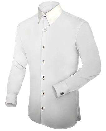 Manchetknoop Overhemden with French Collar 1 Button