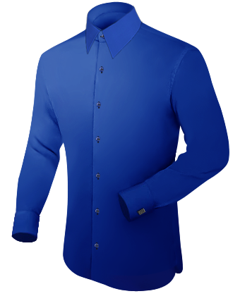 Mannen Blouses with French Collar 1 Button