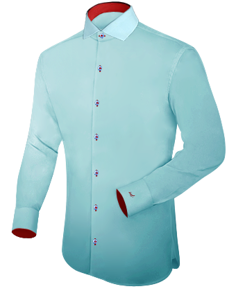 Overhemd Design with Italian Collar 1 Button