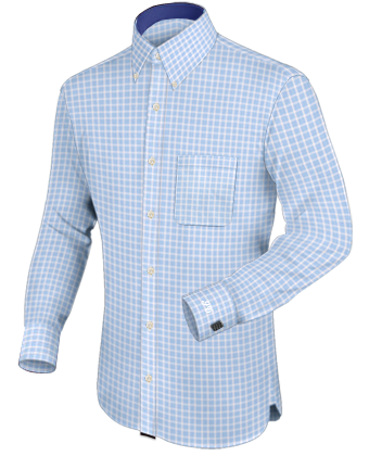 Overhemd Korte Mouw Manchet with Button Down