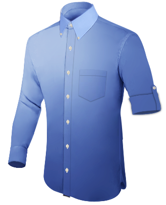 Overhemd Voor Onder Pak with Button Down