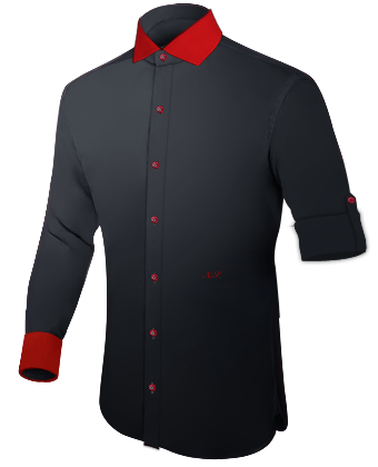 Overhemd Zonder Mouw with Italian Collar 1 Button