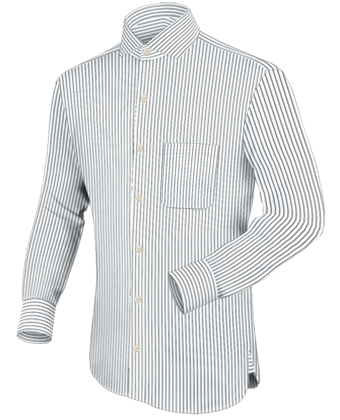 Italian Shirts with Italian Collar 1 Button