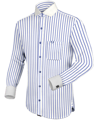 Heren Shirts with Italian Collar 2 Button