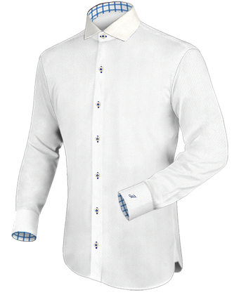 Personalised Shirts with Italian Collar 1 Button