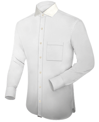 Personalized Shirts with Italian Collar 1 Button