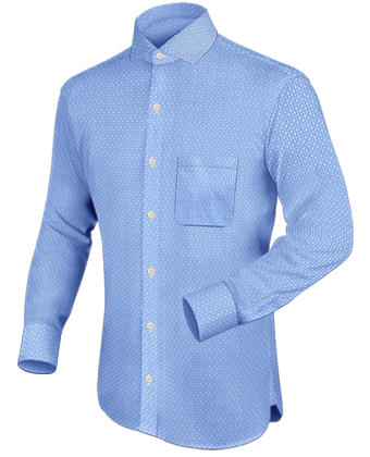 School Shirt Designs with Italian Collar 1 Button