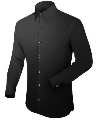 Slim Dress Shirt with French Collar 1 Button