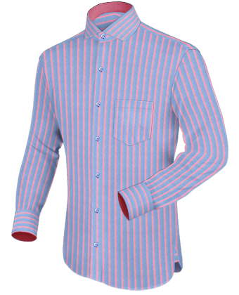 Tailored Shirt with Italian Collar 1 Button