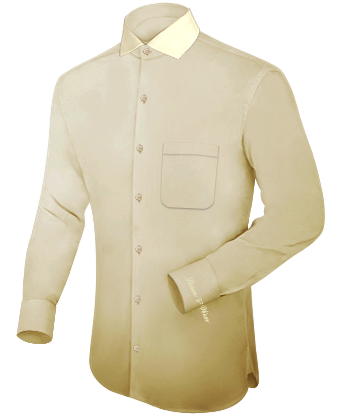 Uniform Voor Overhemd with Italian Collar 1 Button