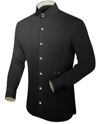 Blokjes Overhemd with Modern Collar