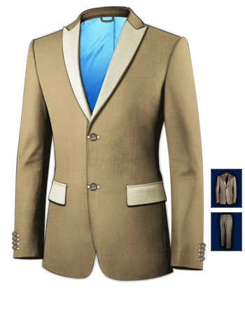 Your Own Suit with 2 Buttons, Single Breasted